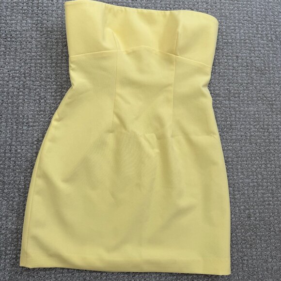 Lovers + Friends Renn Mini Dress in Baby Yellow - Picture 3 of 6
